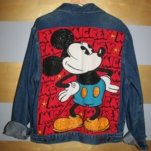 **RARE** Vintage Mickey Mouse Denim Jacket